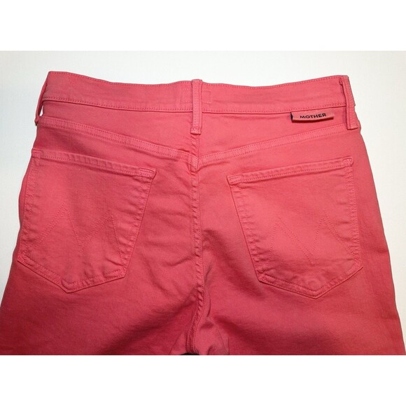 MOTHER The Tomcat Play Date Paradise Pink Button Fly Jeans Women's 30 NWOT - Picture 16 of 16